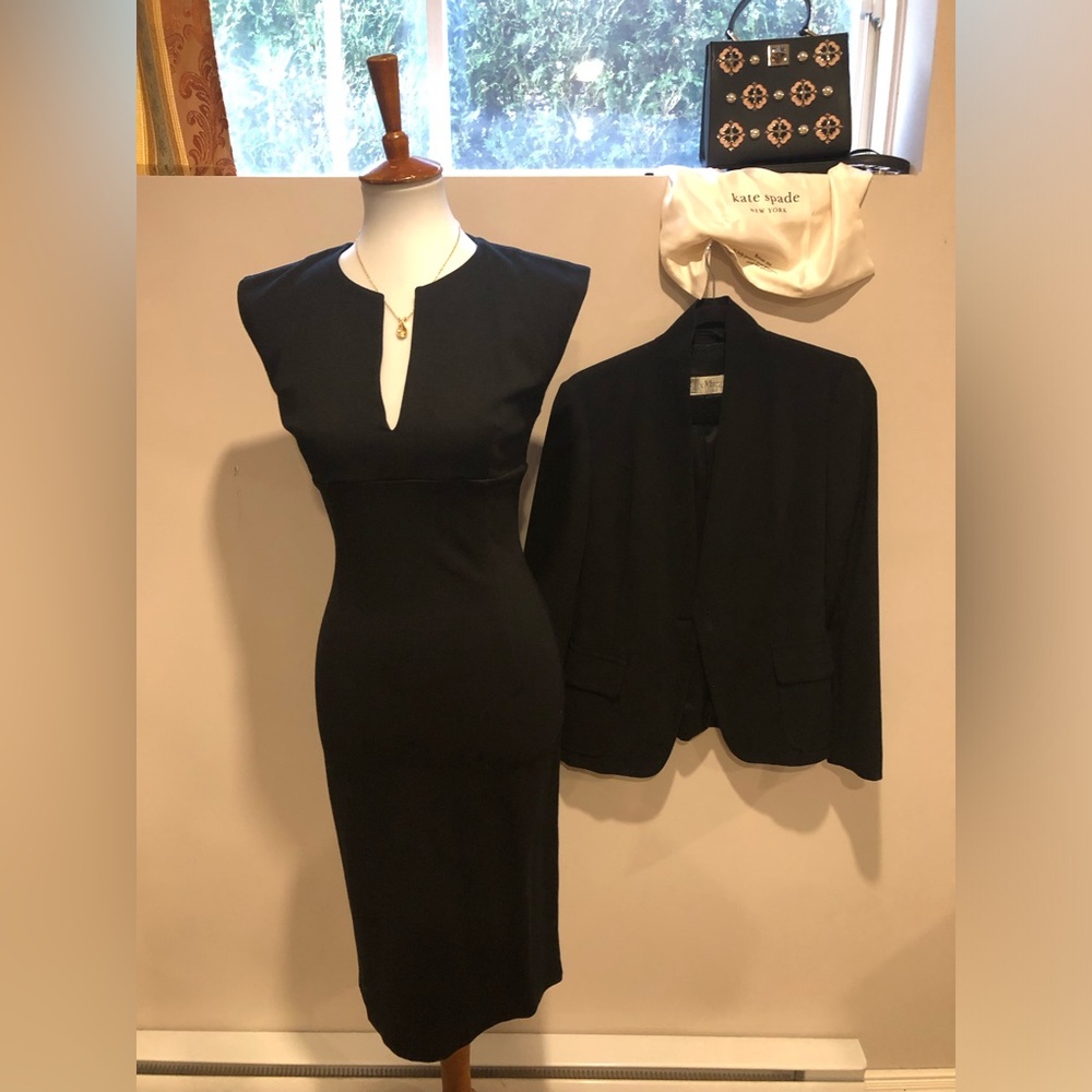 Max & Co. Sheath Dress with Notch Neck